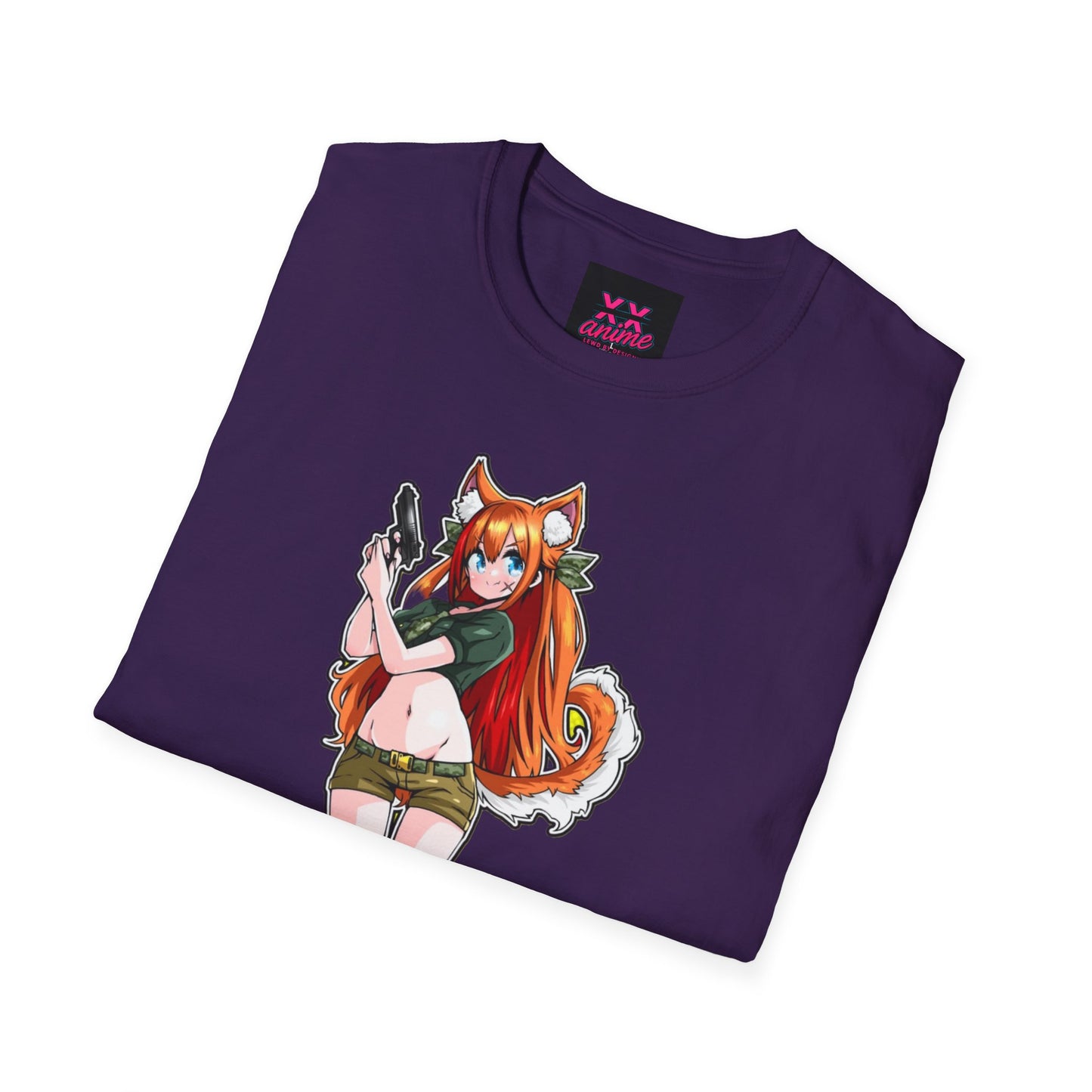 Anime lewd Graphic Tee, Casual Unisex T-Shirt, Trendy Character Shirt, Cute Gift for Anime Lovers, Streetwear for Fans