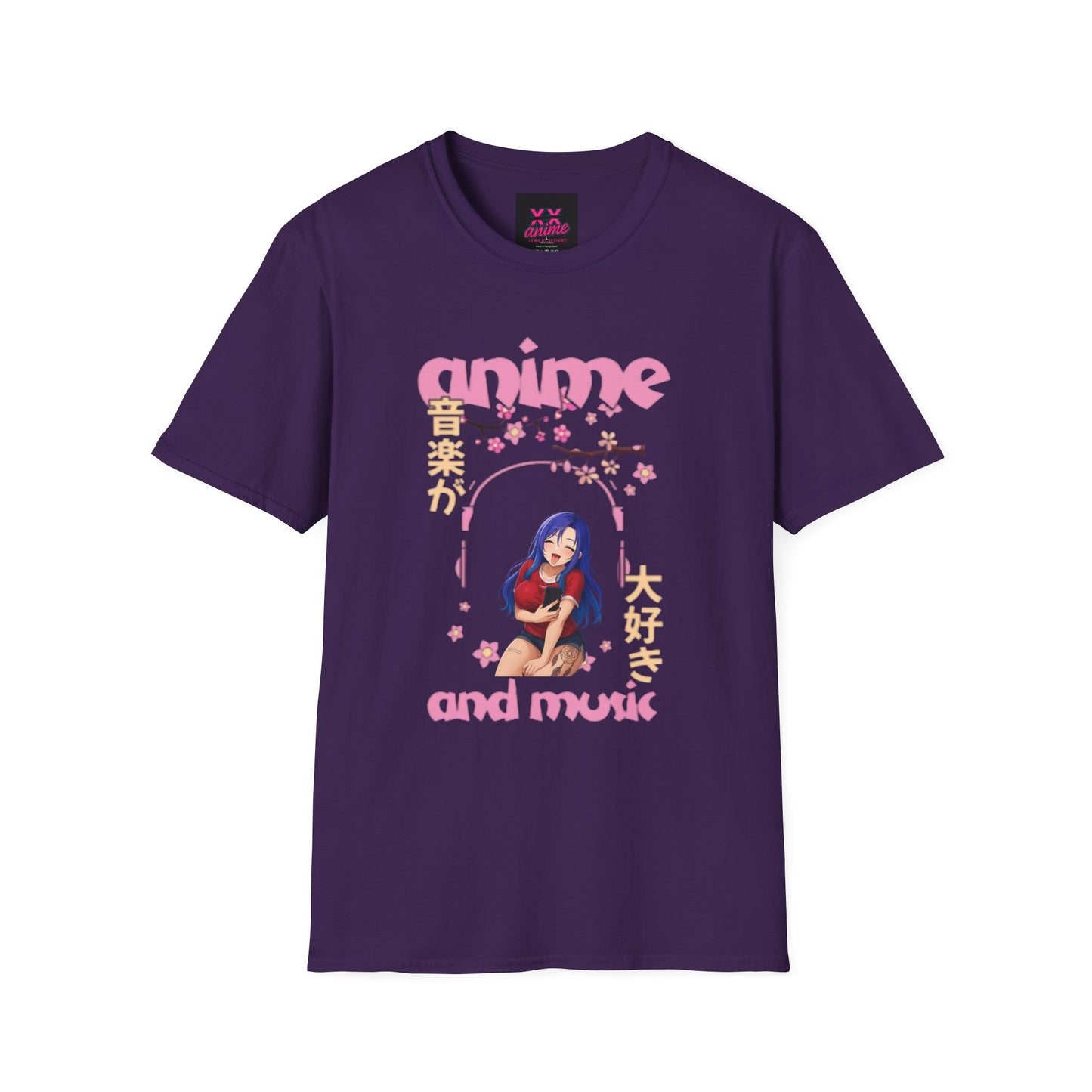 Anime Lover T-Shirt, Unisex Graphic Tee, Comfortable Casual Wear, Gift for Anime Fans, Unique Design for Conventions, Street Style Fashion