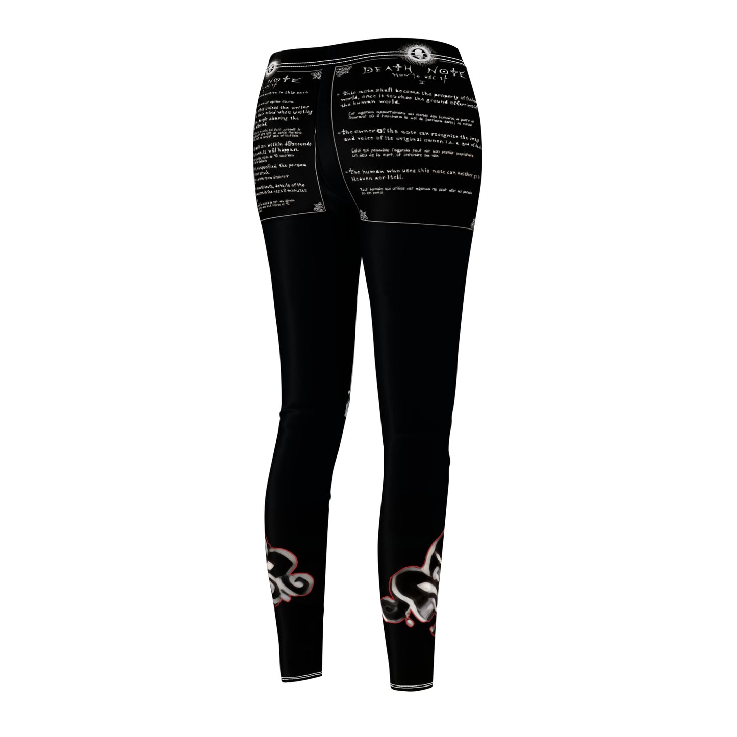Stylish Women's Casual dn rules Leggings with Unique Design, Workout Gear, Fashion Leggings, Gift for Her, Trendy Athleisure Wear