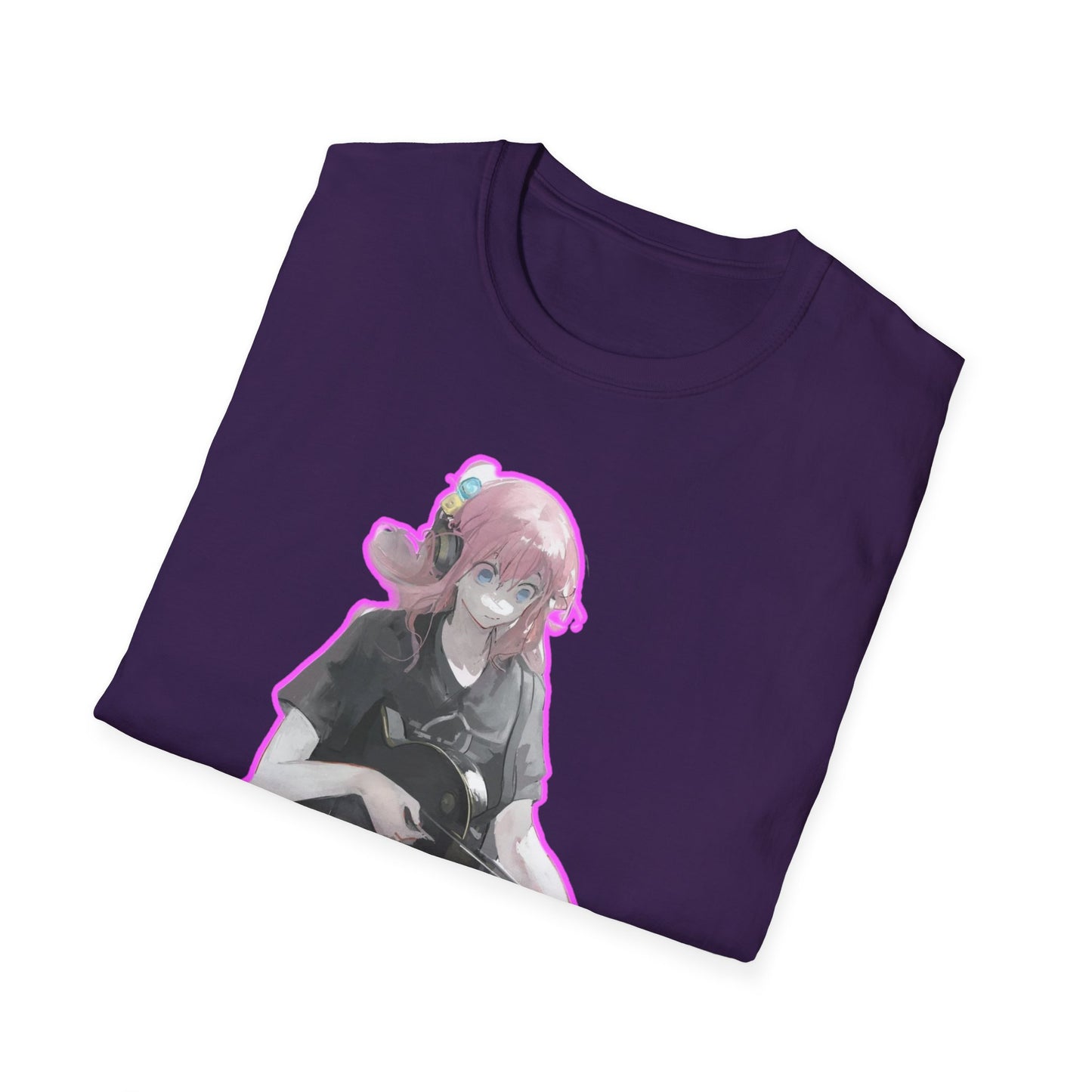 Cool Gamer Girl T-Shirt, Anime Tee, Unisex Softstyle Shirt for Game Lovers, Gift for Birthdays, Casual Wear, Fun Streetwear