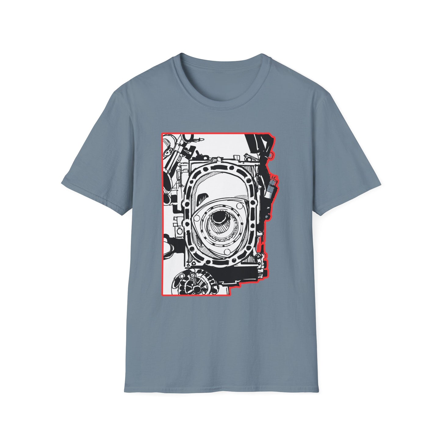 Automotive initial D 16 Eye Art T-Shirt, Gearhead Apparel, Car Enthusiast Gift, Unique Graphic Tee, Vehicle Lover's Top, Creative Statement Shirt
