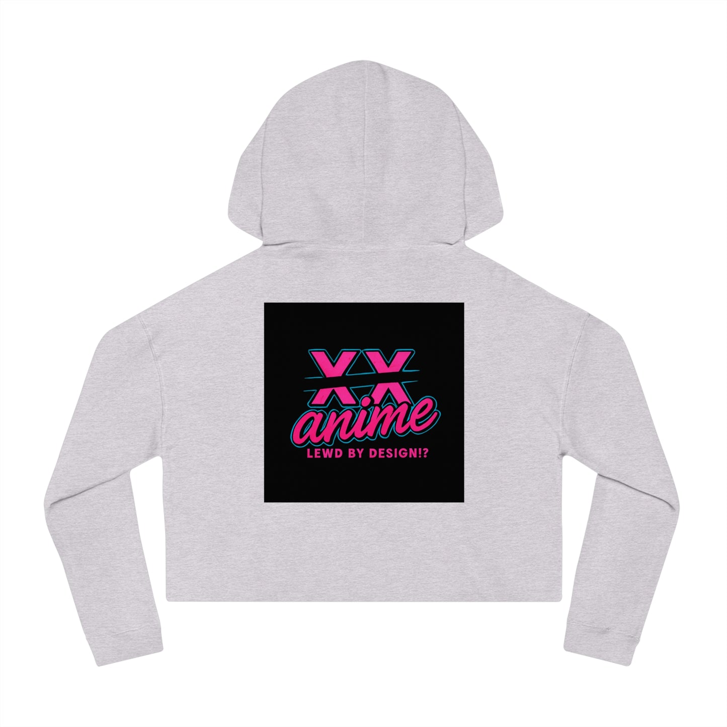 Anime-Inspired Cropped Hoodie - Cute & Sassy, Streetwear Fashion, Gift for Her, Cosplay, Casual Wear, Anime Lovers