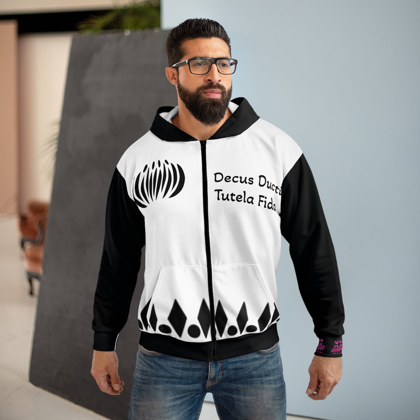 Unisex Zip Hoodie with Inspirational Quote, Cozy Sweatshirt for All Occasions, Gift for Him/Her, Everyday Wear, Fall & Winter Wardrobe