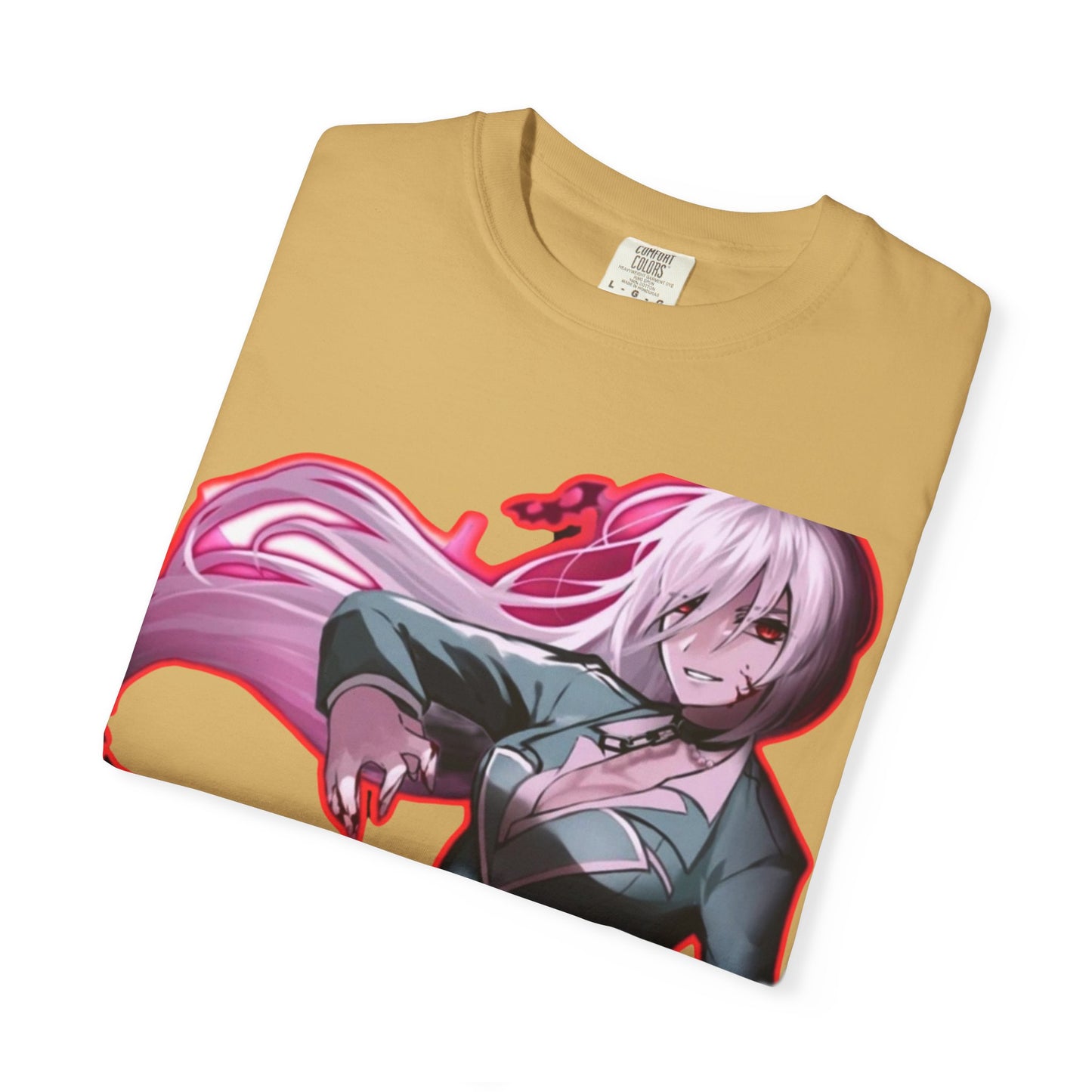 Anime-Themed T-Shirt Featuring Bold Artwork