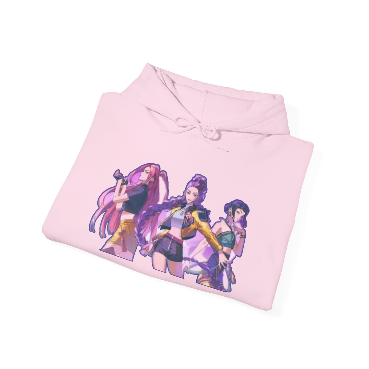 Vibrant Graphic kpop Hoodie: Unisex Heavy Blend Sweatshirt, Cozy Gift, Casual Style, Anime Fashion, Streetwear, Everyday Wear