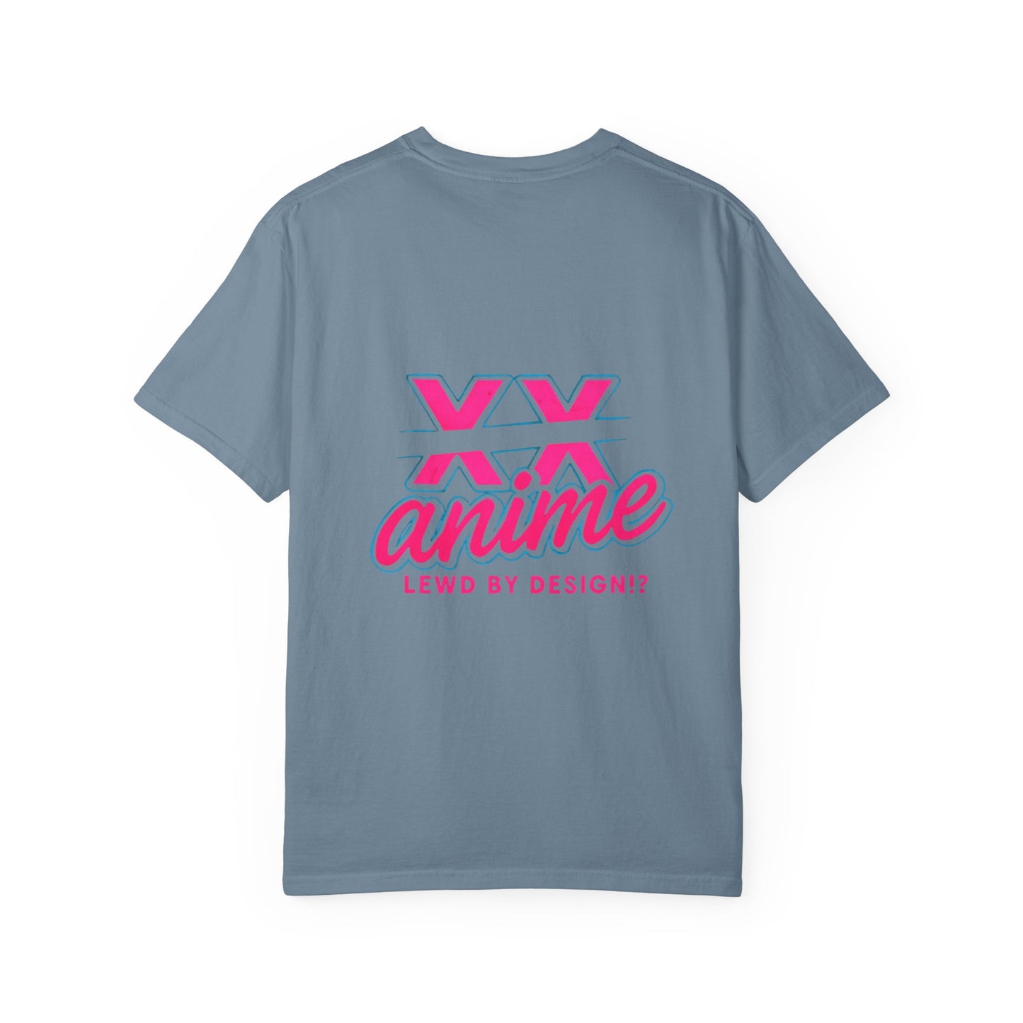 Anime-Inspired lewd type Garment-Dyed T-shirt, Perfect for Anime Fans, Casual Wear, Gift for Holidays, Unique Streetwear Look, Comfortable Summer Tee