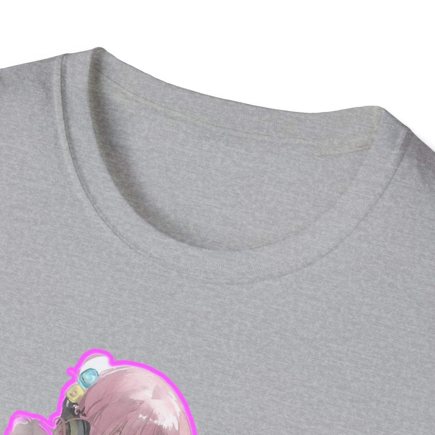 Cool Gamer Girl T-Shirt, Anime Tee, Unisex Softstyle Shirt for Game Lovers, Gift for Birthdays, Casual Wear, Fun Streetwear