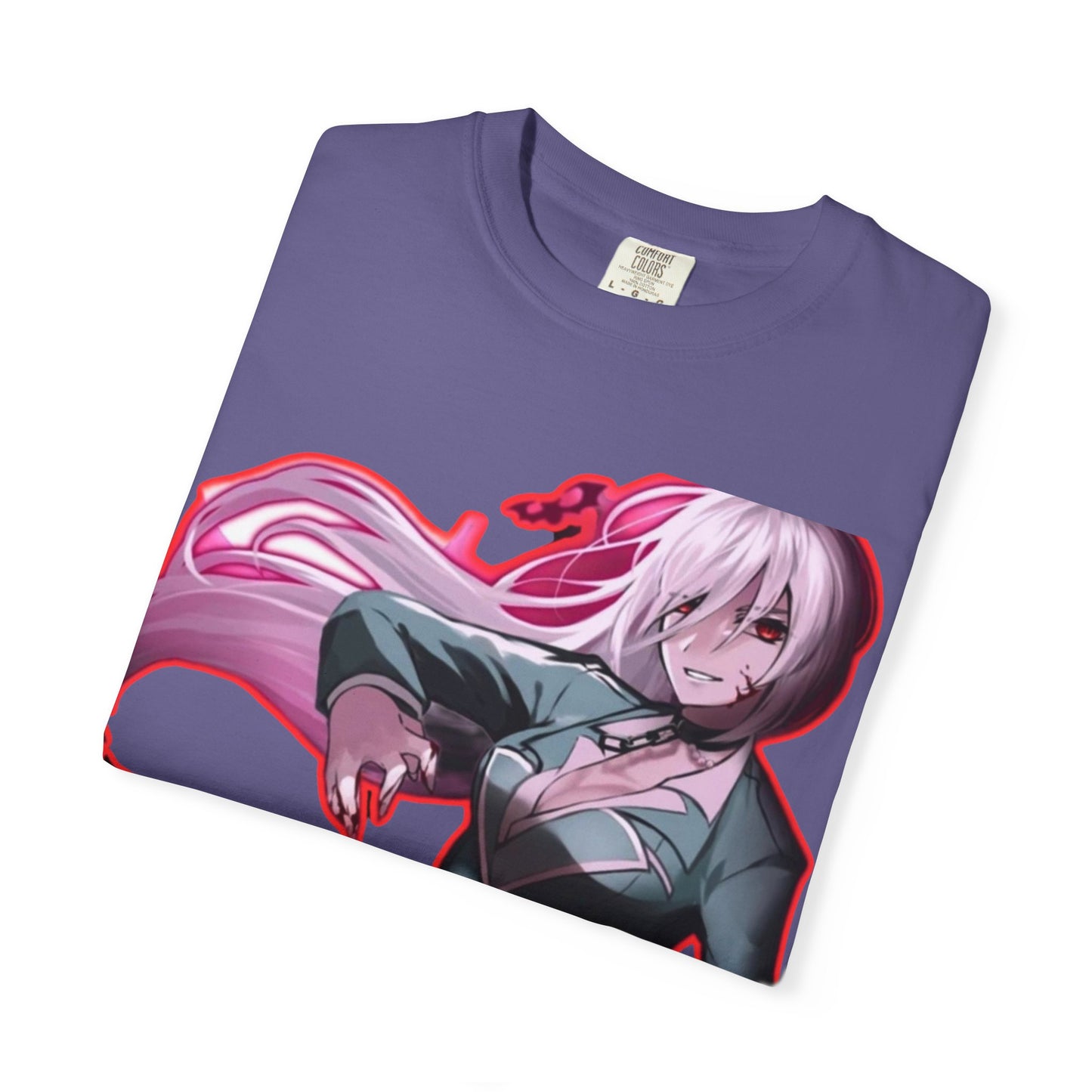 Anime-Themed T-Shirt Featuring Bold Artwork