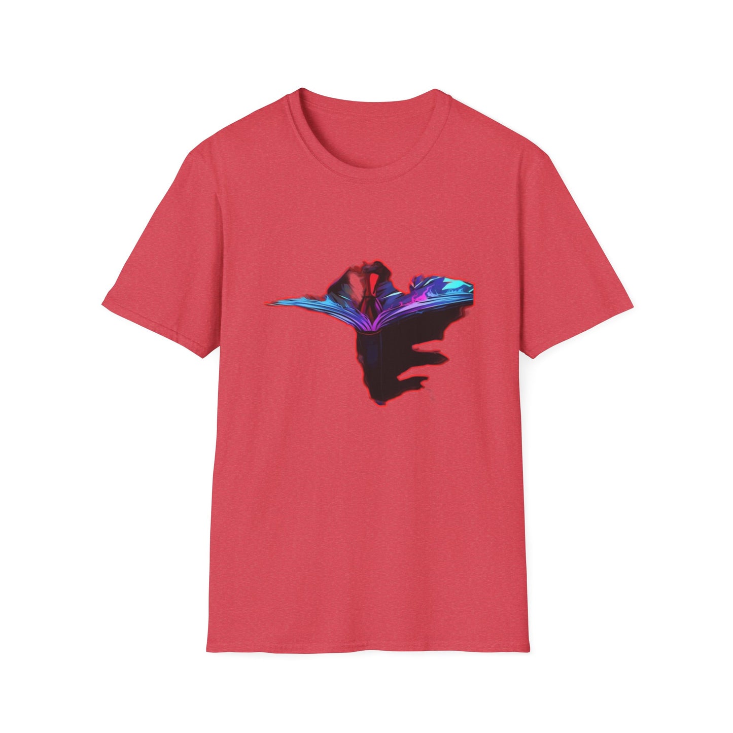 Dn Colorful Artistic Michigan Unisex Softstyle T-Shirt, Casual Wear, Unique Gift, Summer Outfit, Birthday Present, Art Lover's Tee