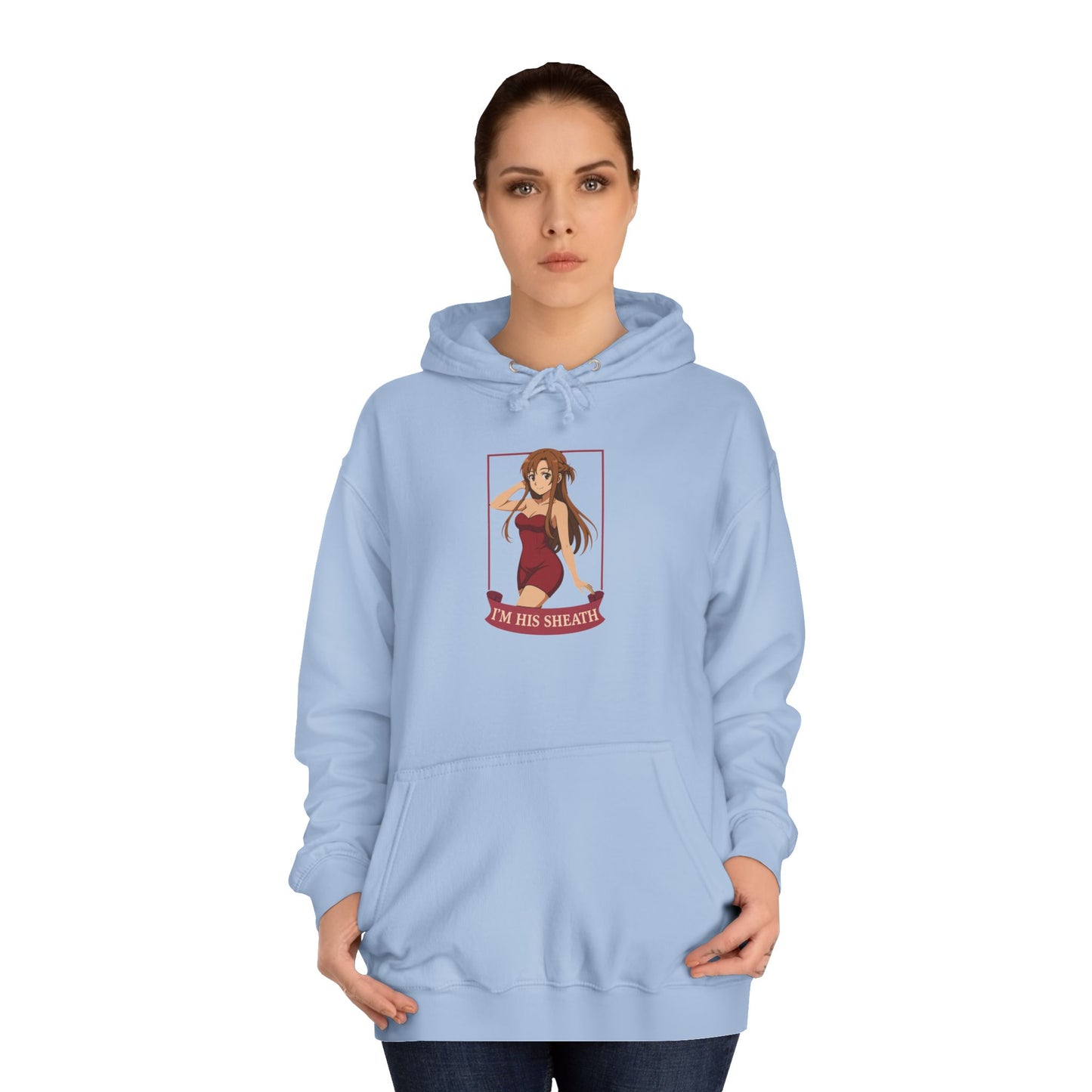 Anime-Inspired Unisex College Hoodie, Comfortable Casual Wear, Unique Graphic Sweatshirt, Trendy Gifts for Students, Streetwear Style