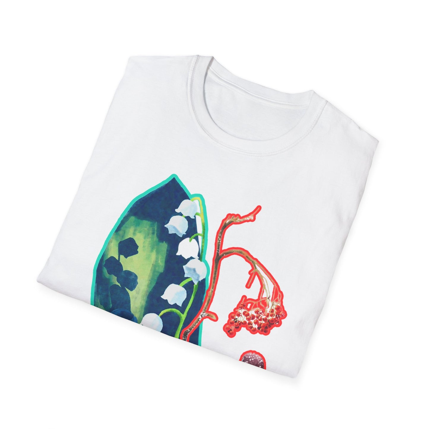 Artistic Unisex erased 5 Softstyle T-Shirt | Unique Graphic Tee, Gift for Art Lovers, Trendy Fashion, Everyday Wear, Creative Style