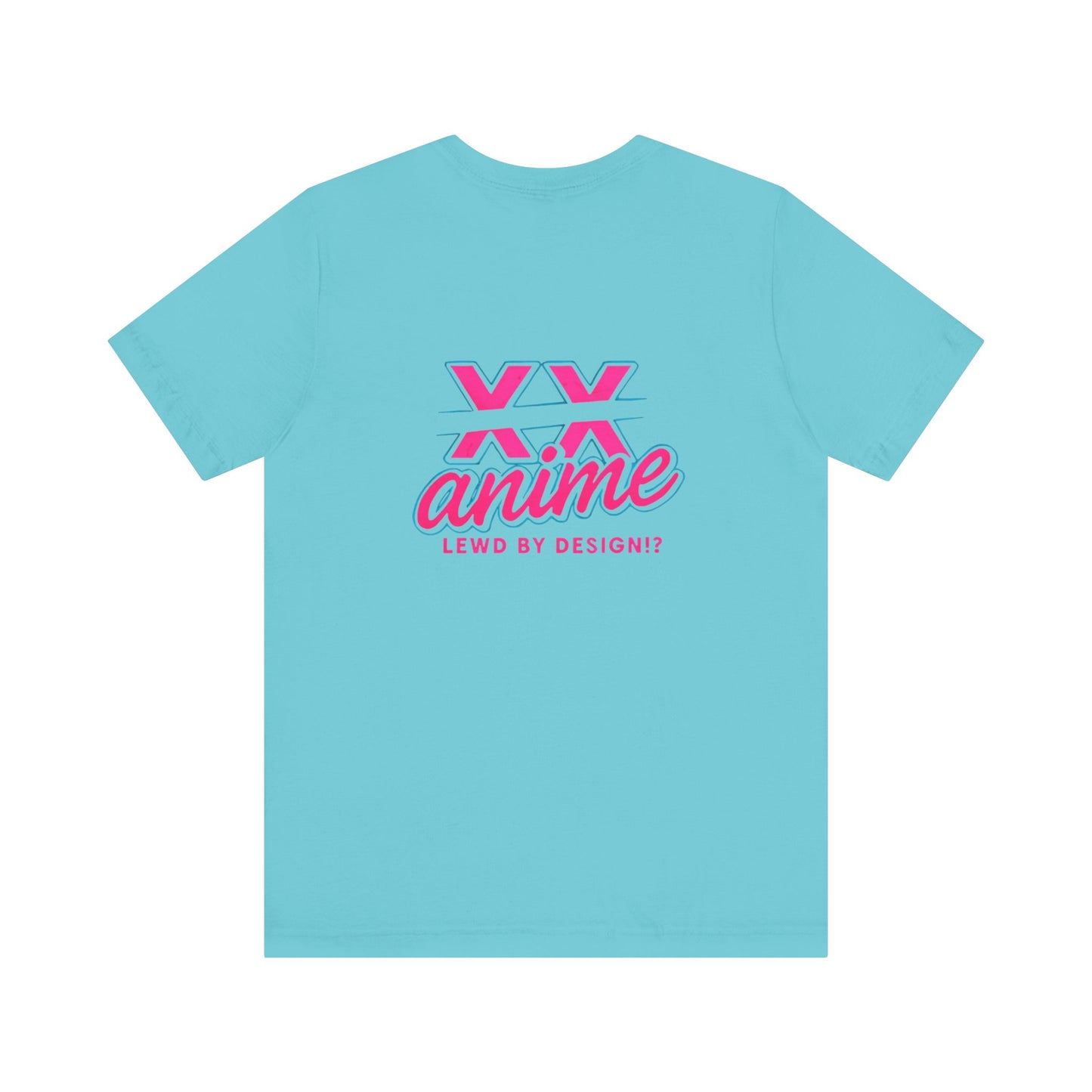 Lewd Anime-Themed Unisex Tee for Fans, Cute Graphic T-Shirt, Comfortable Everyday Wear, Perfect Gift for Anime Lovers, Stylish Casual Top