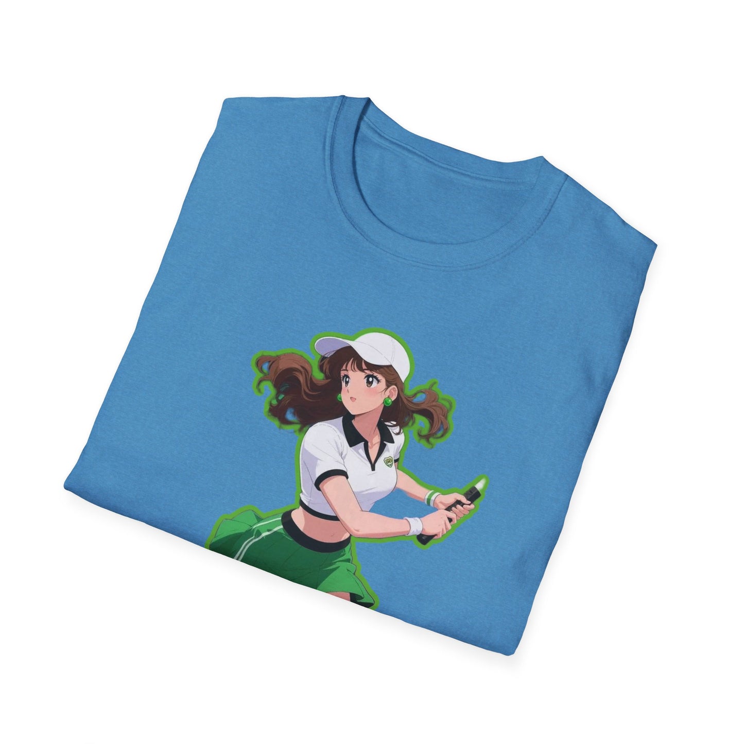 Playful Anime sailor moon 4 Character T-Shirt, Unisex Softstyle Tee, Casual Graphic Shirt, Gift for Anime Lovers, Fun Everyday Wear, Otaku Merchandise