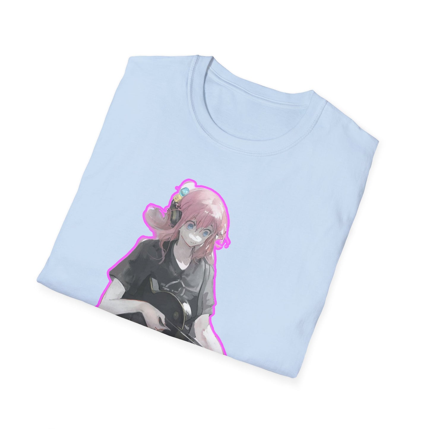 Cool Gamer Girl T-Shirt, Anime Tee, Unisex Softstyle Shirt for Game Lovers, Gift for Birthdays, Casual Wear, Fun Streetwear