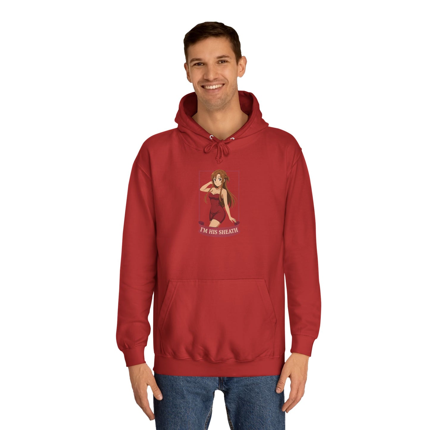 Anime-Inspired Unisex College Hoodie, Comfortable Casual Wear, Unique Graphic Sweatshirt, Trendy Gifts for Students, Streetwear Style