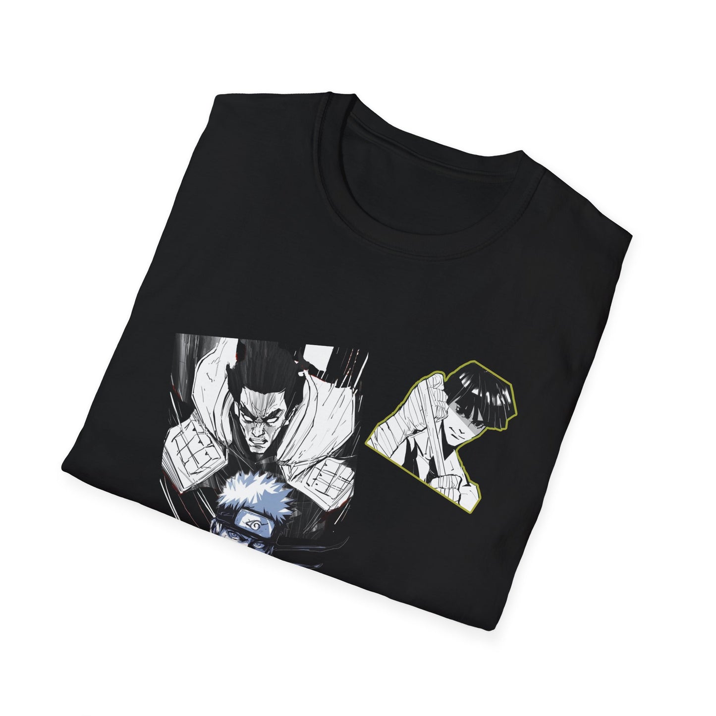Ninja style Anime-Inspired Unisex T-Shirt, Graphic Tee for Fans, Perfect Gift for Birthdays or Conventions, Casual Wear, Softstyle Shirt