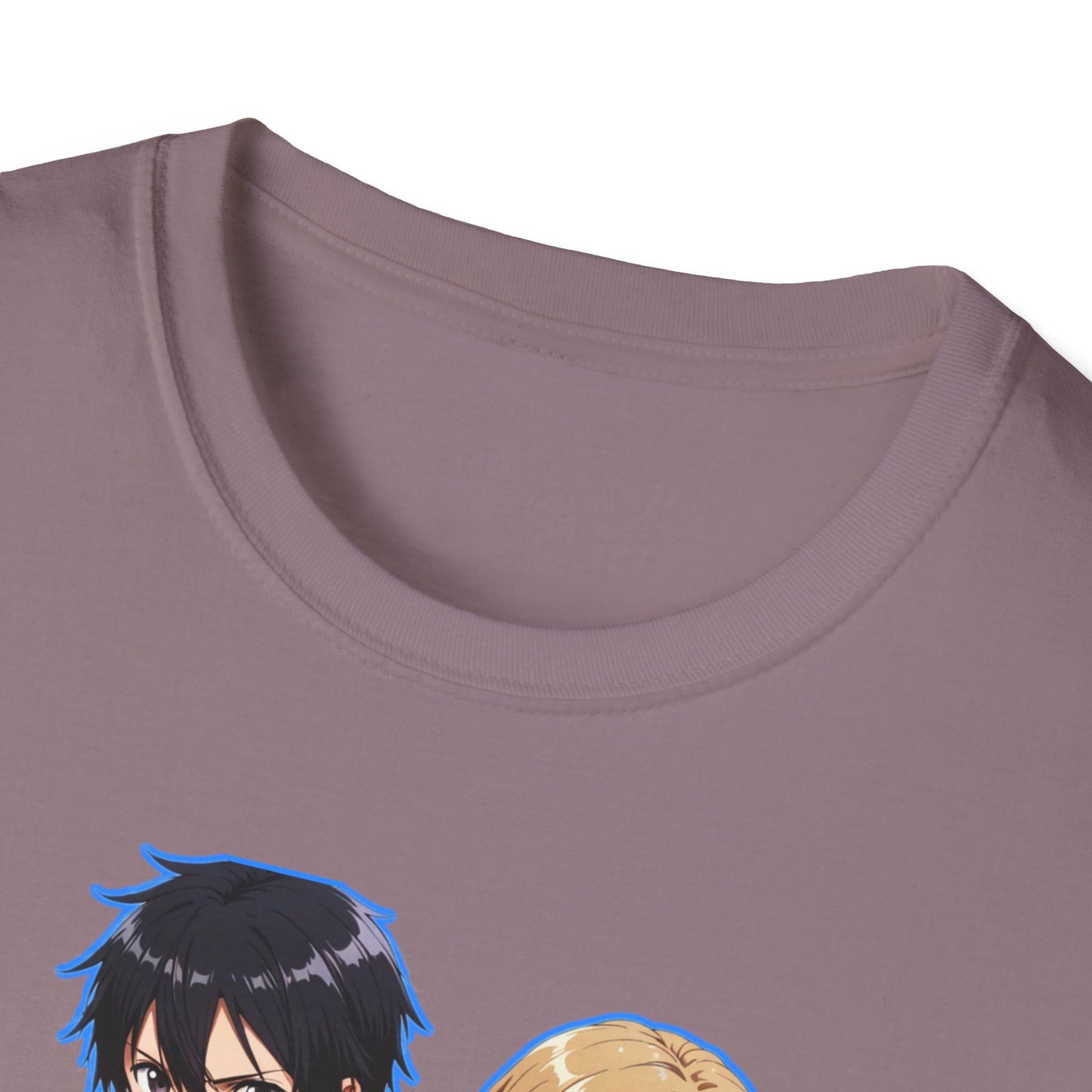 Anime-Inspired sao 10 Unisex Softstyle T-Shirt, Casual Wear, Gift for Otaku, Birthday Present, Soft Graphic Tee