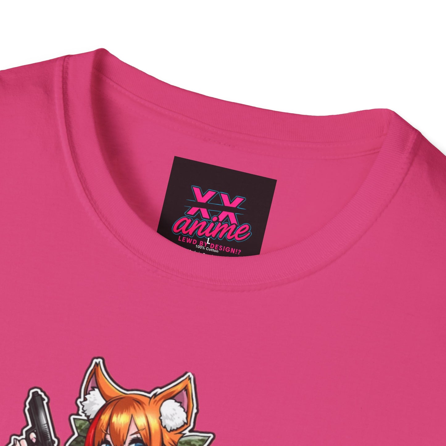 Anime lewd Graphic Tee, Casual Unisex T-Shirt, Trendy Character Shirt, Cute Gift for Anime Lovers, Streetwear for Fans