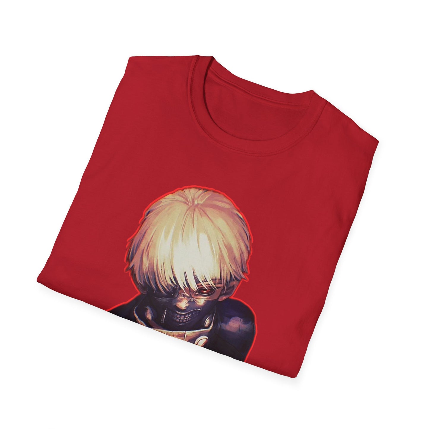 Stylish Unisex Graphic Tee tokyo ghoul style 5- Trendy Softstyle T-Shirt for Casual Wear, Gifts, Anime Fans, Everyday Comfort, Summer Outfits