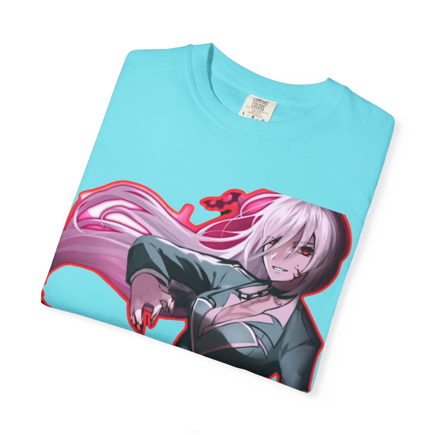 Anime-Themed T-Shirt Featuring Bold Artwork