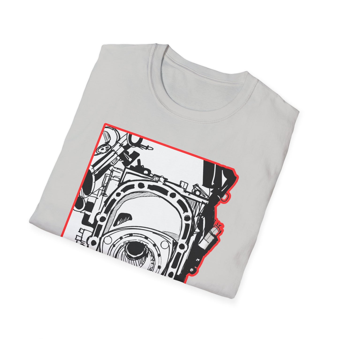 Automotive initial D 16 Eye Art T-Shirt, Gearhead Apparel, Car Enthusiast Gift, Unique Graphic Tee, Vehicle Lover's Top, Creative Statement Shirt