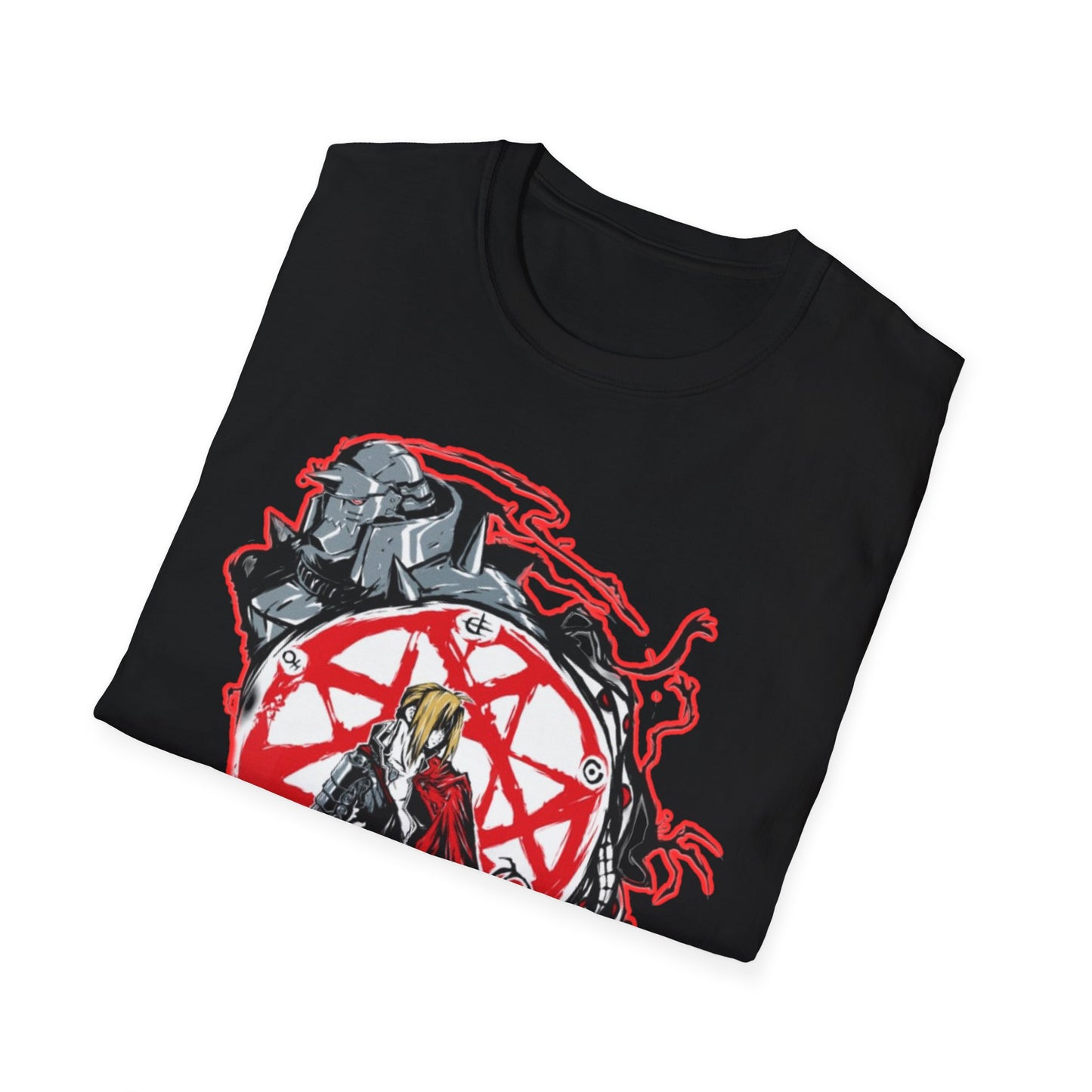 Unisex Graphic Tee fma - Vintage Norse Mythology Design, Casual Wear, Gift for Fans, Birthday, Everyday Style, Cosplay