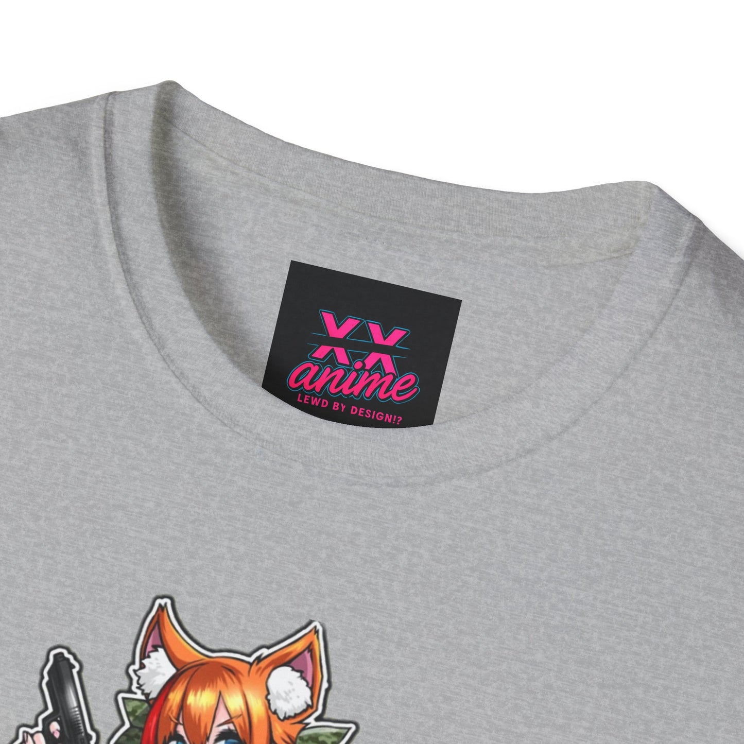 Anime lewd Graphic Tee, Casual Unisex T-Shirt, Trendy Character Shirt, Cute Gift for Anime Lovers, Streetwear for Fans