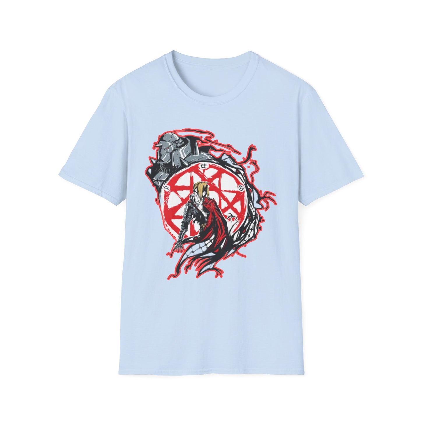 Unisex Graphic Tee fma - Vintage Norse Mythology Design, Casual Wear, Gift for Fans, Birthday, Everyday Style, Cosplay