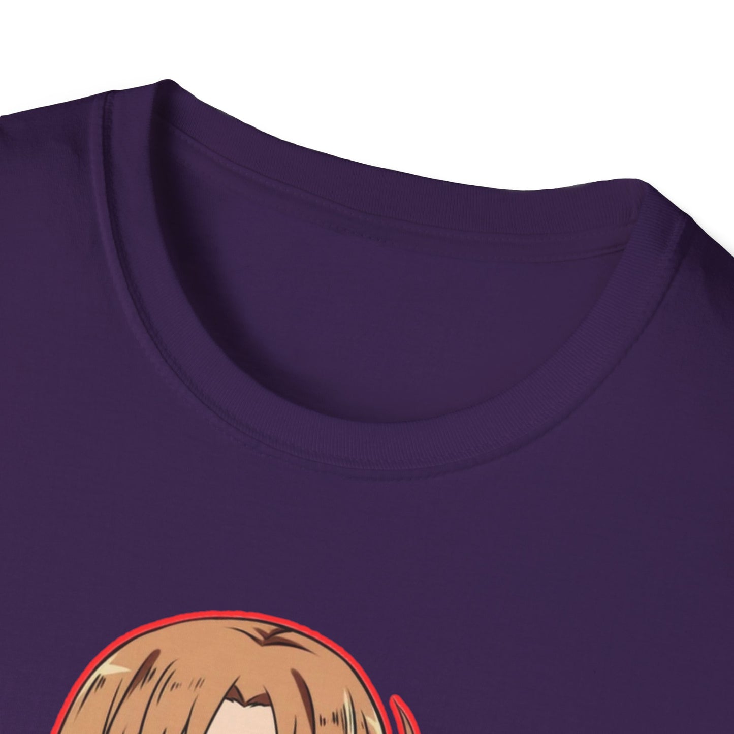 Anime Character Pancakes sao Unisex Softstyle T-Shirt, Cute Graphic Tee, Gift for Fans, Casual Wear, Cosplay Event