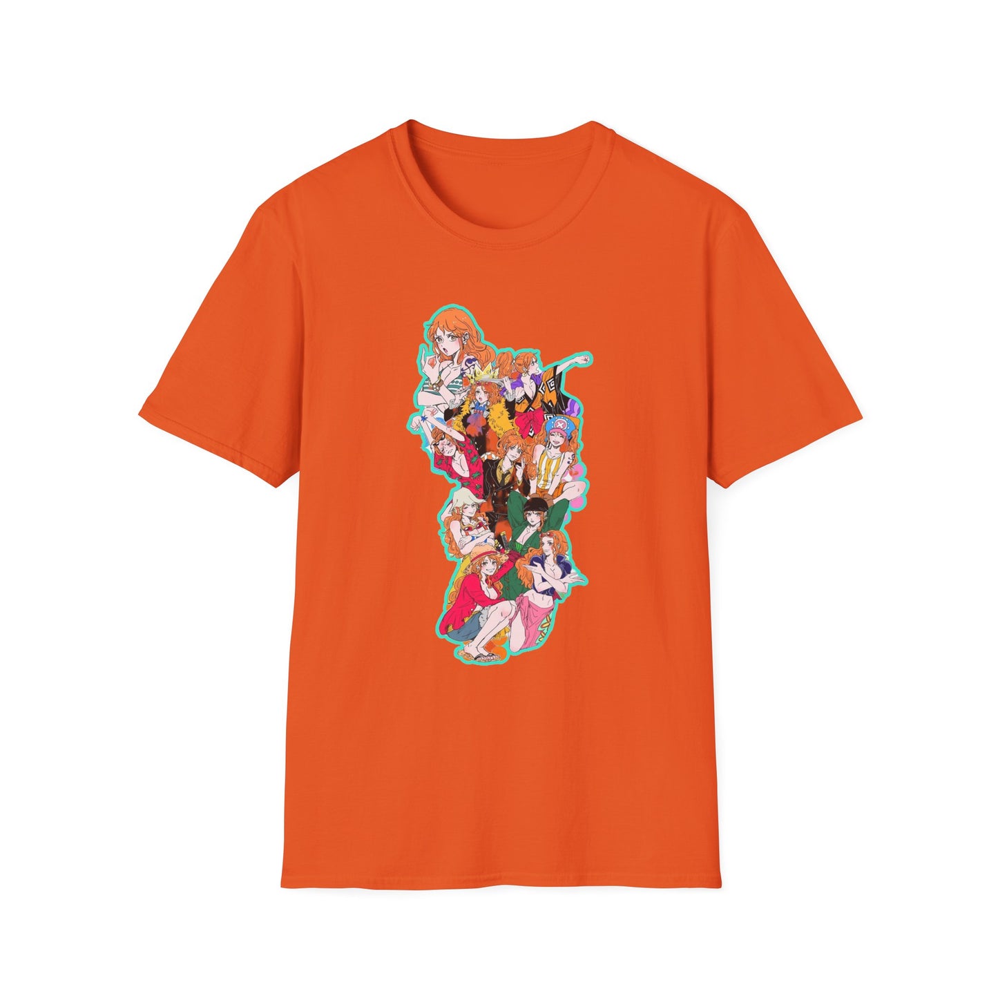 Whimsical Cartoon one piece 9 Character Unisex T-Shirt | Fun Graphic Tee, Gift for Fans, Casual Wear, Collectible Apparel, Birthday Gift