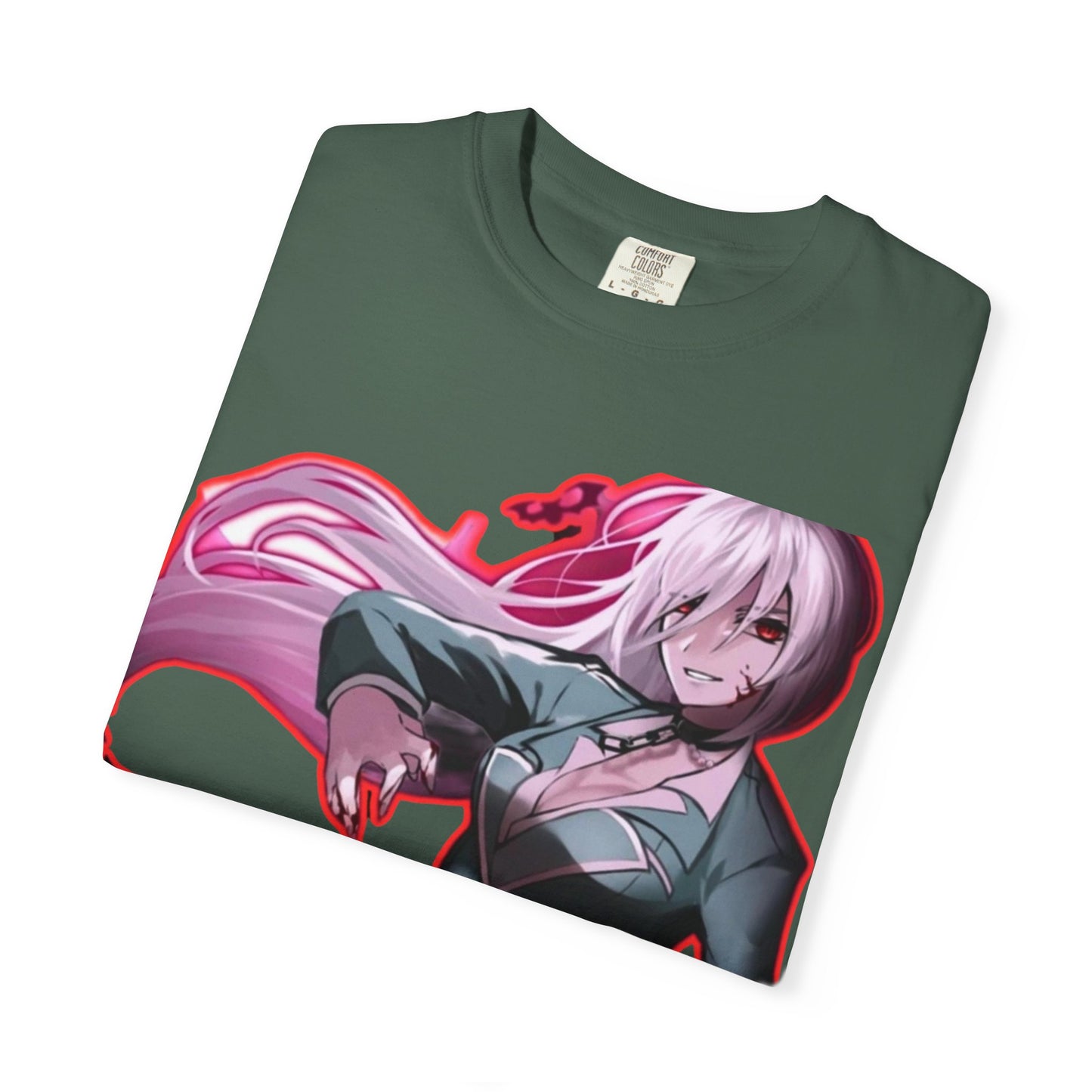 Anime-Themed T-Shirt Featuring Bold Artwork