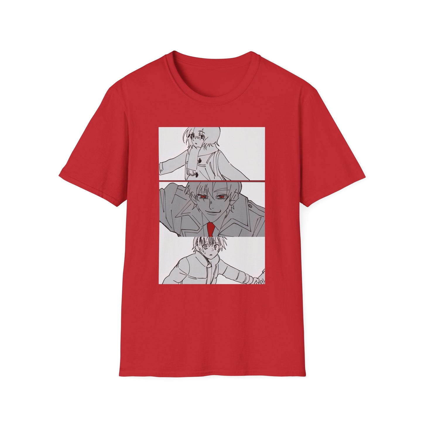 Artistic Unisex erased 2 T-Shirt - Graphic Tee for Anime Lovers, Casual Wear for Parties, Birthdays, and Comic Con