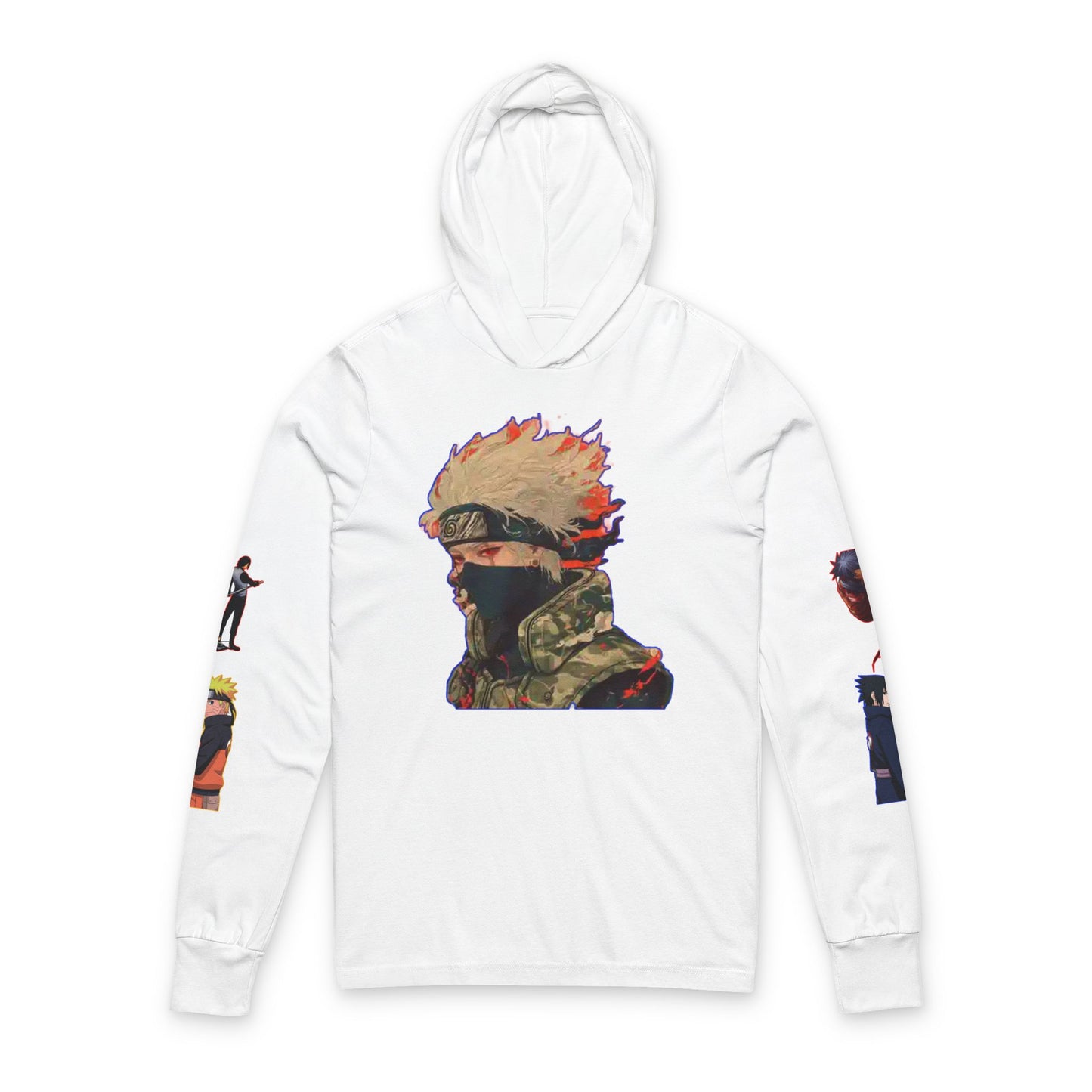 Anime-Inspired naruto Unisex Hoodie, Long Sleeve Tee for Fans, Cozy Streetwear, Gifts for Nerds, Casual Fashion Statement