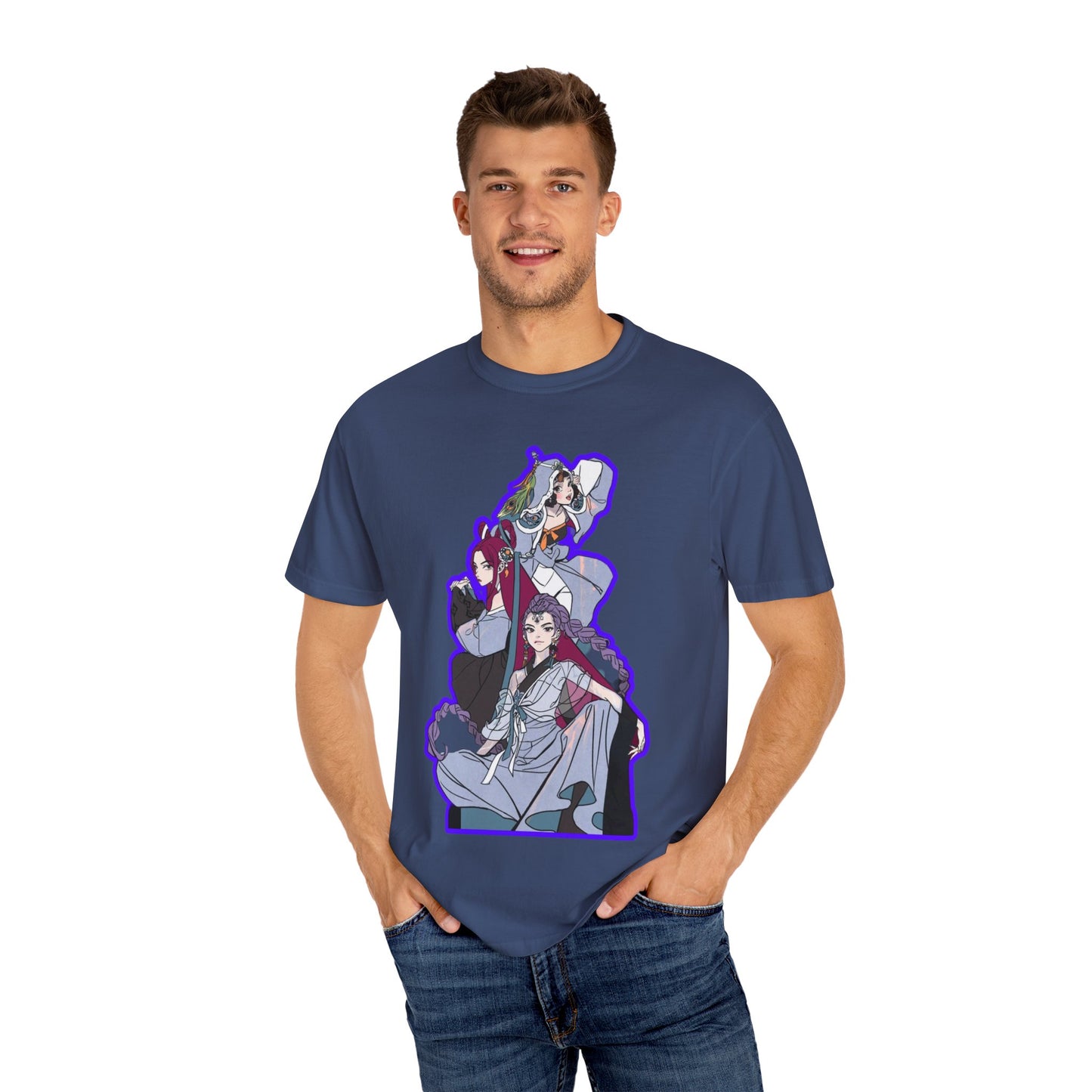 Anime-Inspired kpop Graphic Tee with Bold Text, Perfect for Fans of Japanese Culture, Casual Wear, Anime Conventions, Gift for Otaku