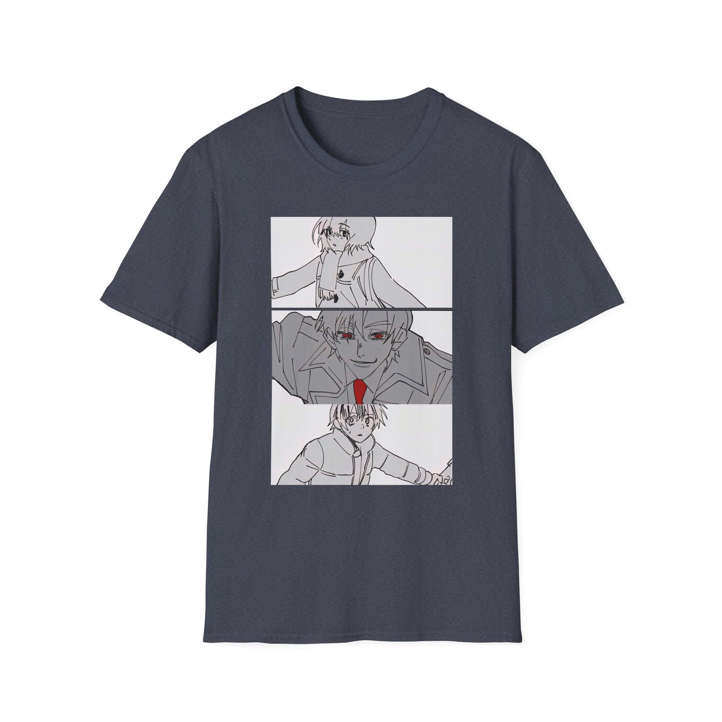 Artistic Unisex erased 2 T-Shirt - Graphic Tee for Anime Lovers, Casual Wear for Parties, Birthdays, and Comic Con