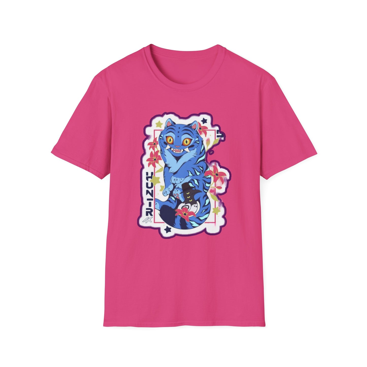Whimsical Cartoon idol tiger 2 Graphic T-Shirt, Fun Unisex Tee for Kids and Teens, Perfect for Birthdays, Gifts, Casual Wear, Unique Playful Design