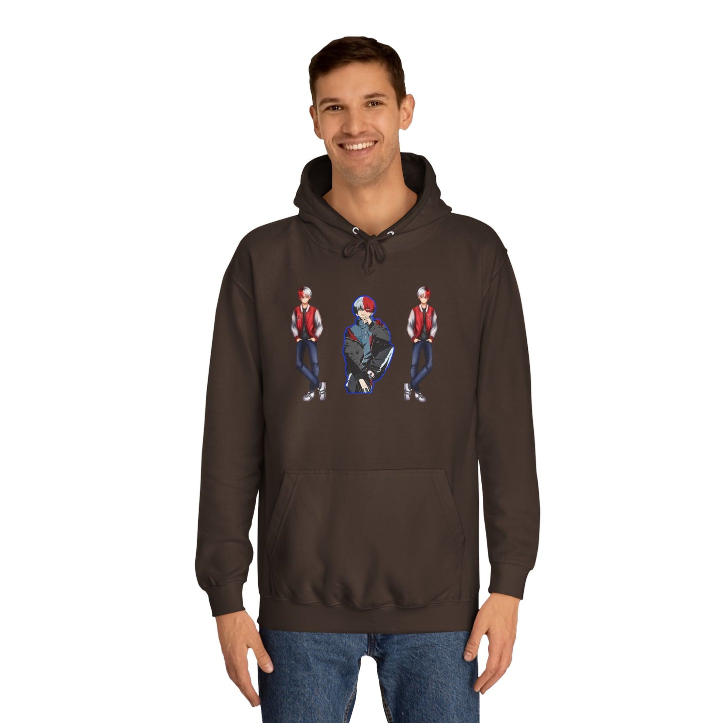Hero school toto style Hoodie, Cozy Casual Wear, Gift for Students, Streetwear, Music Events, College Hoodie, Graphic Sweater