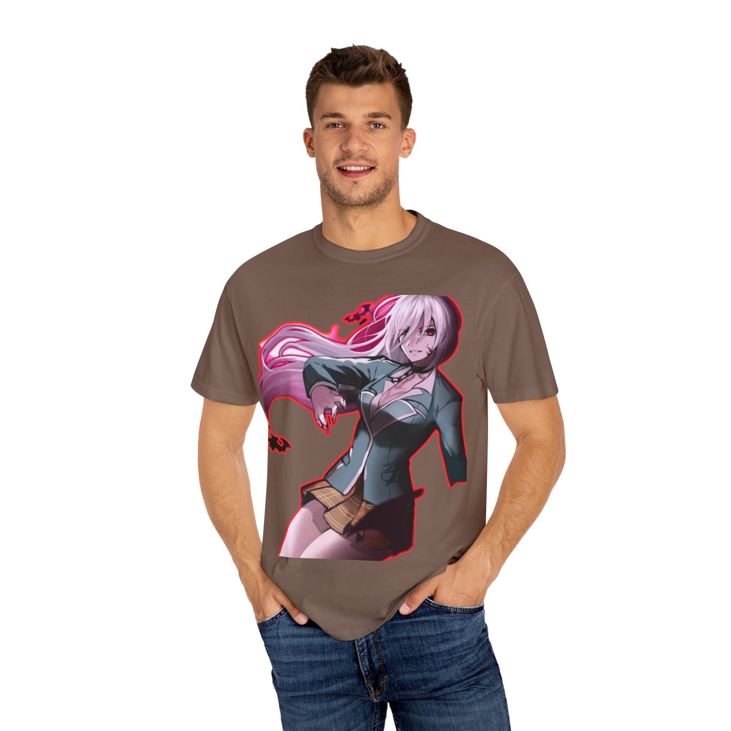 Anime-Themed T-Shirt Featuring Bold Artwork
