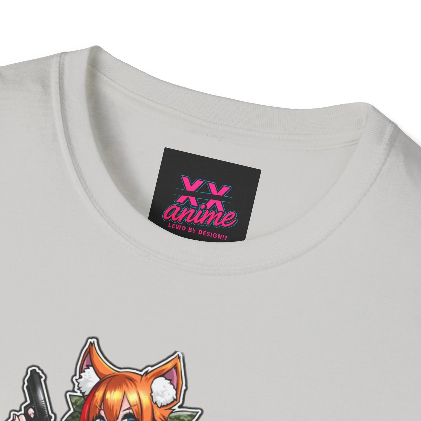 Anime lewd Graphic Tee, Casual Unisex T-Shirt, Trendy Character Shirt, Cute Gift for Anime Lovers, Streetwear for Fans