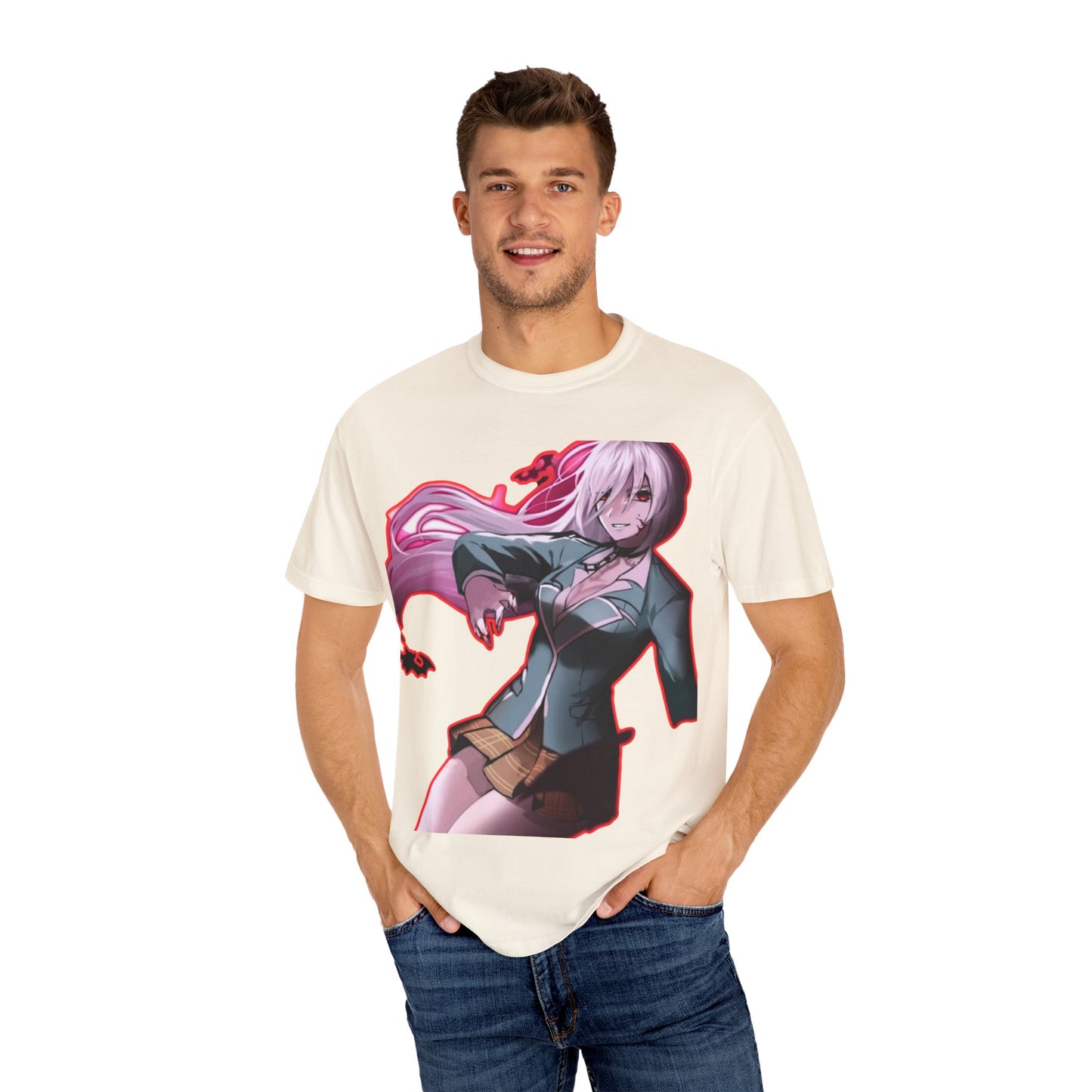 Anime-Themed T-Shirt Featuring Bold Artwork