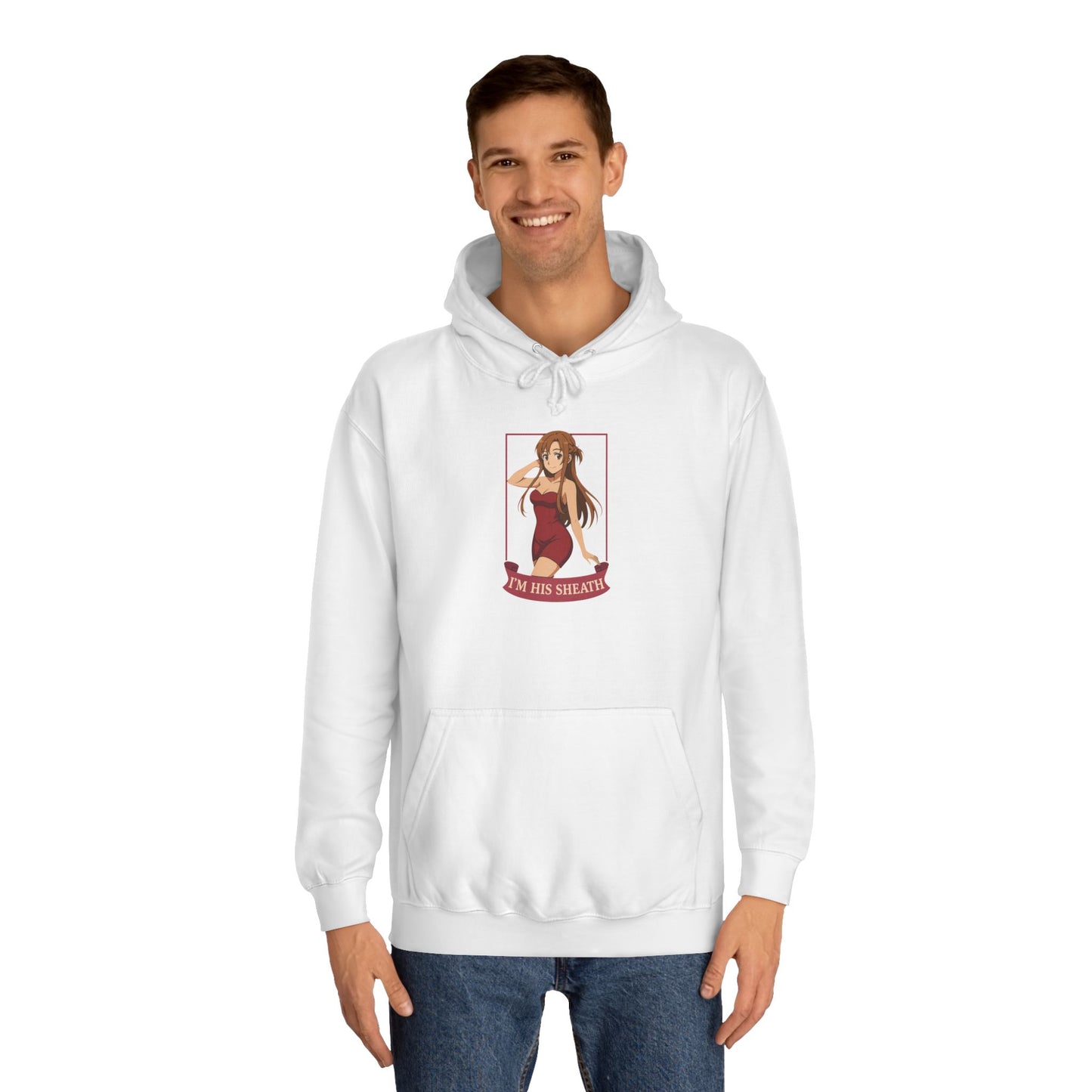 Anime-Inspired Unisex College Hoodie, Comfortable Casual Wear, Unique Graphic Sweatshirt, Trendy Gifts for Students, Streetwear Style