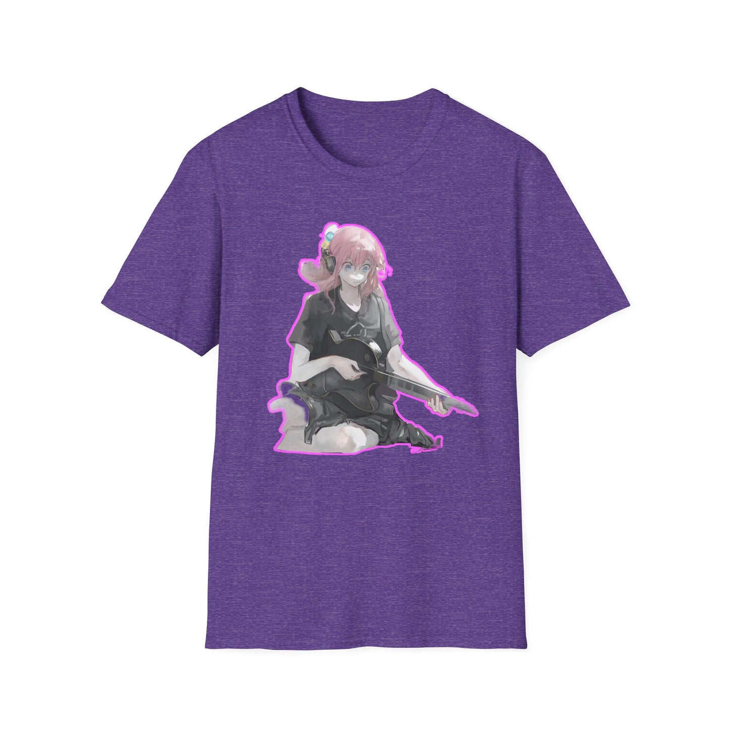 Cool Gamer Girl T-Shirt, Anime Tee, Unisex Softstyle Shirt for Game Lovers, Gift for Birthdays, Casual Wear, Fun Streetwear
