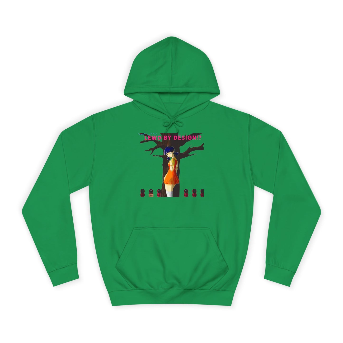 Trendy Anime College Hoodie, Cozy Unisex Sweatshirt, Perfect Gift for Students, Casual Streetwear, Unique Graphic Pullover