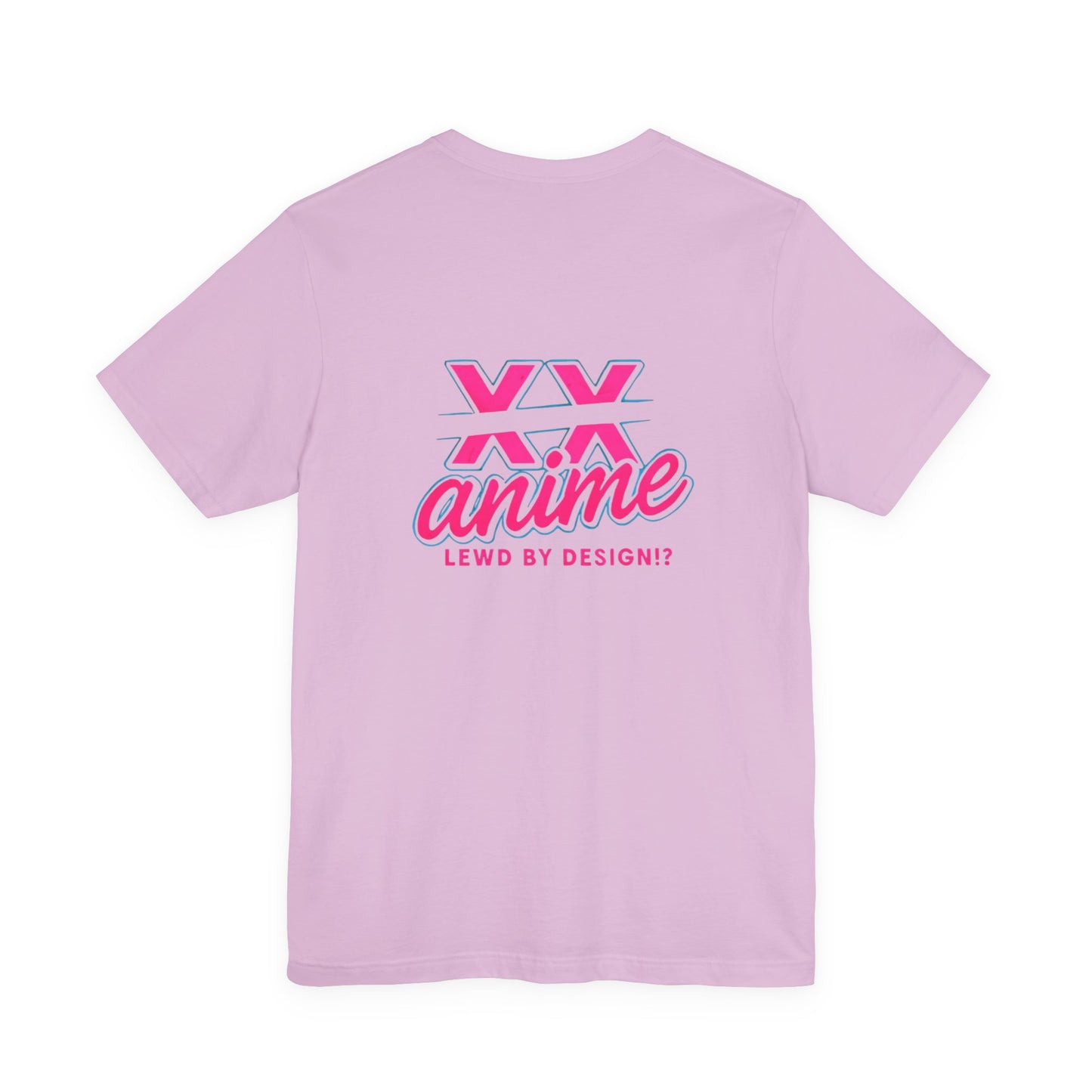 Lewd Anime-Themed Unisex Tee for Fans, Cute Graphic T-Shirt, Comfortable Everyday Wear, Perfect Gift for Anime Lovers, Stylish Casual Top