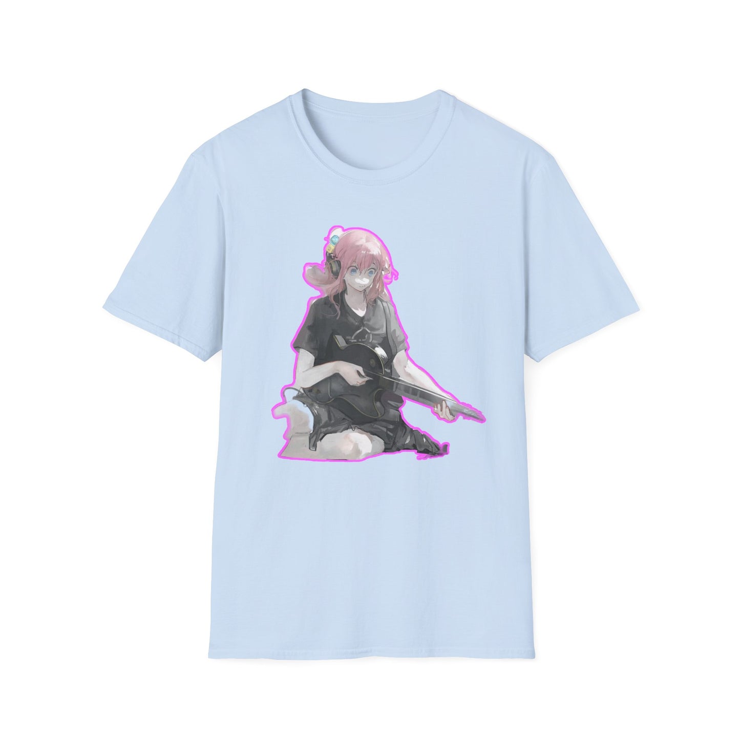 Cool Gamer Girl T-Shirt, Anime Tee, Unisex Softstyle Shirt for Game Lovers, Gift for Birthdays, Casual Wear, Fun Streetwear