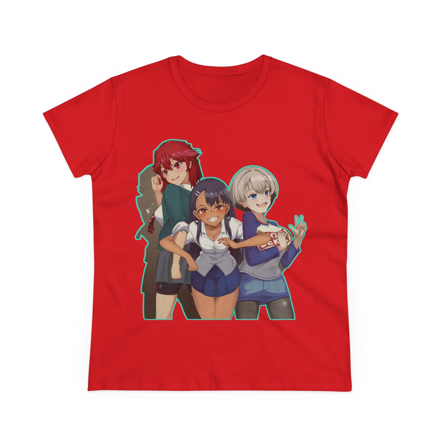 Anime-Inspired Tomo chan is a girl Women's Cotton Tee, Casual Graphic Shirt, Cosplay Tee, Gift for Anime Fans, Cute Manga Shirt