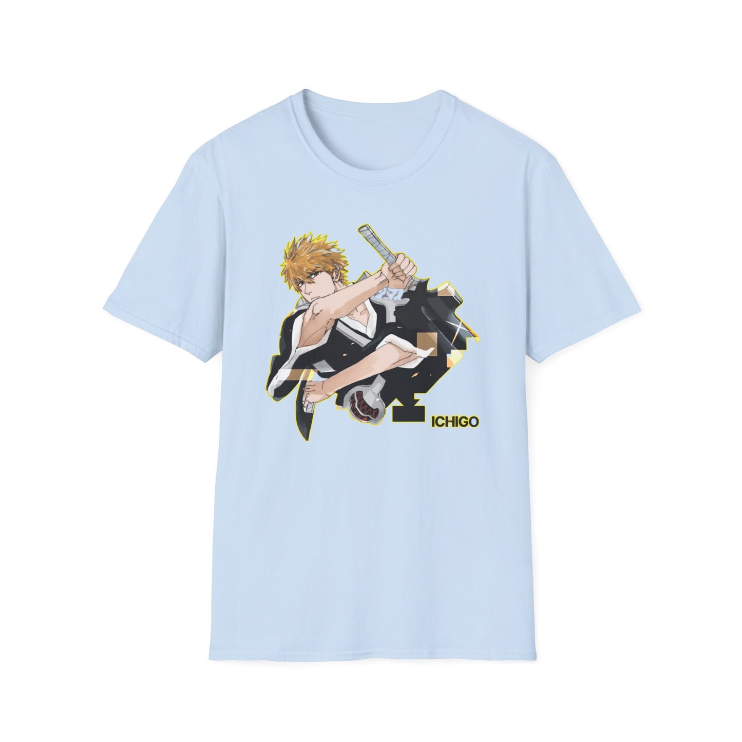 Bleach 12 Anime Unisex T-Shirt, Ichigo Graphic Tee, Softstyle Shirt, Gift for Fans, Casual Wear, Anime Merchandise