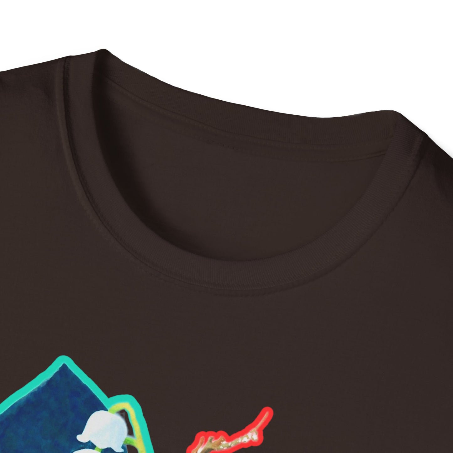 Artistic Unisex erased 5 Softstyle T-Shirt | Unique Graphic Tee, Gift for Art Lovers, Trendy Fashion, Everyday Wear, Creative Style