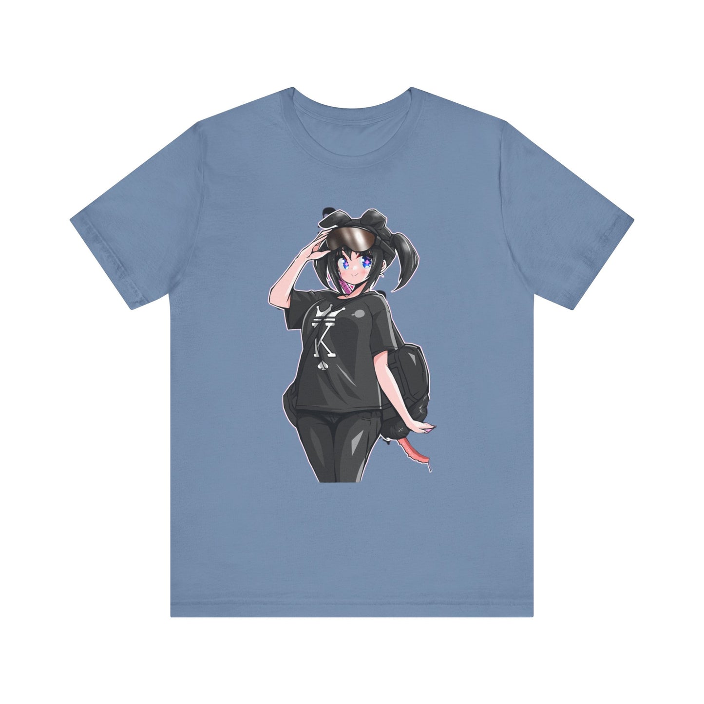 Lewd Anime-Themed Unisex Tee for Fans, Cute Graphic T-Shirt, Comfortable Everyday Wear, Perfect Gift for Anime Lovers, Stylish Casual Top