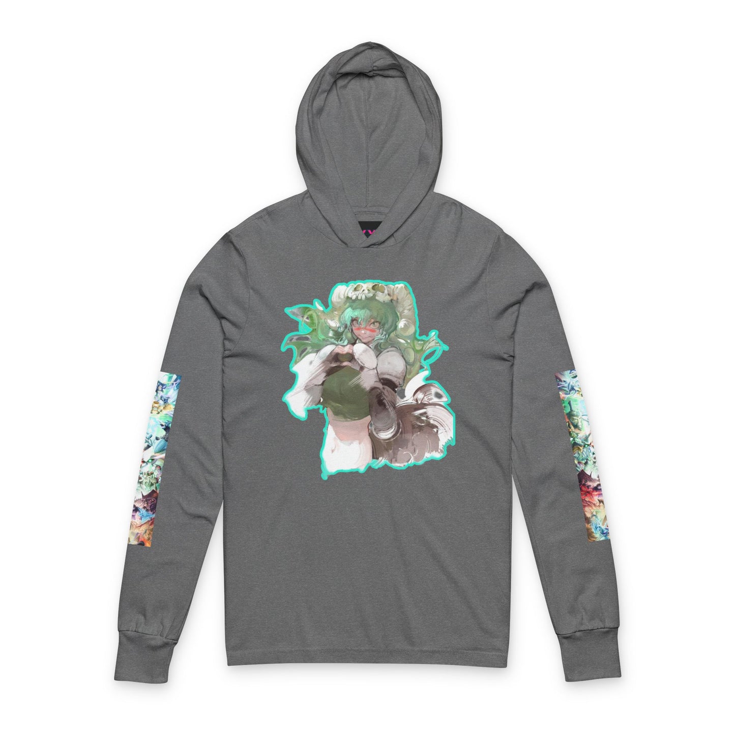 Anime-Inspired bleach Unisex Hooded Long Sleeve Tee, Trendy Streetwear, Cozy Layering Piece, Perfect for Anime Fans, Casual Wear, Gift for Holidays